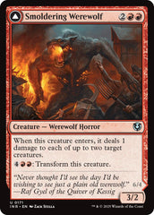 Smoldering Werewolf // Erupting Dreadwolf [Innistrad Remastered] | Galaxy Games LLC