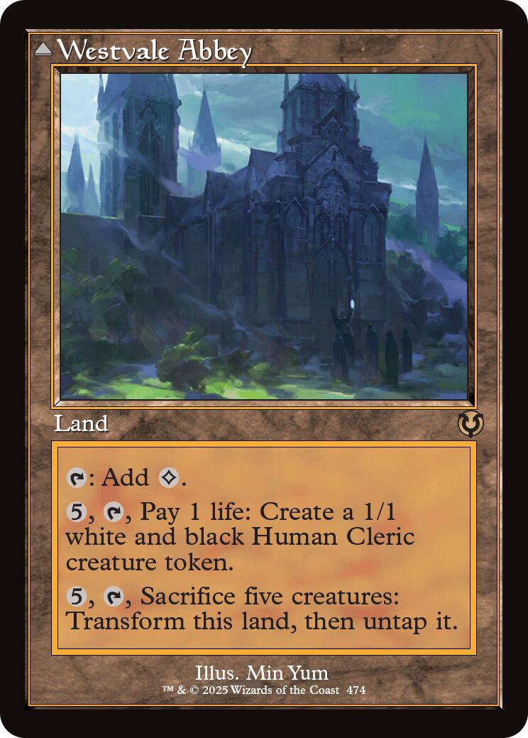 Westvale Abbey // Ormendahl, Profane Prince (Retro Frame) [Innistrad Remastered] | Galaxy Games LLC