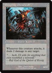 Smoldering Werewolf // Erupting Dreadwolf (Retro Frame) [Innistrad Remastered] | Galaxy Games LLC