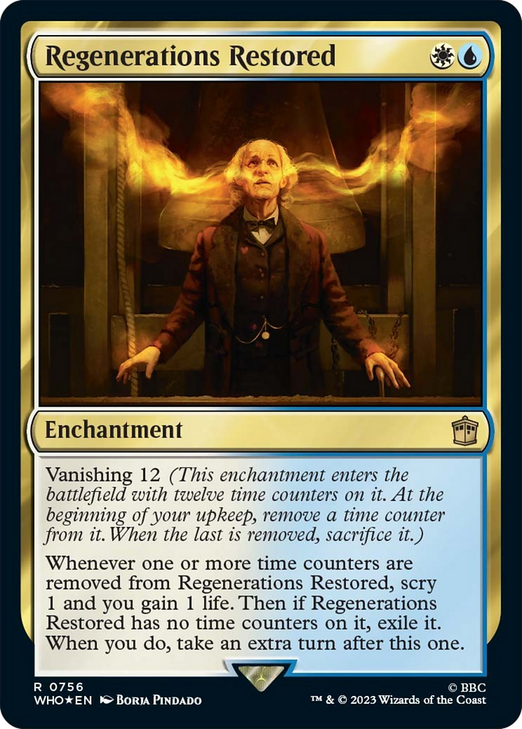 Regenerations Restored (Surge Foil) [Doctor Who] | Galaxy Games LLC