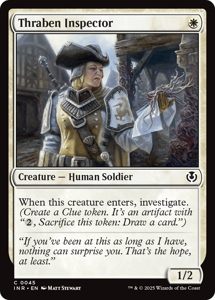 Thraben Inspector [Innistrad Remastered] | Galaxy Games LLC