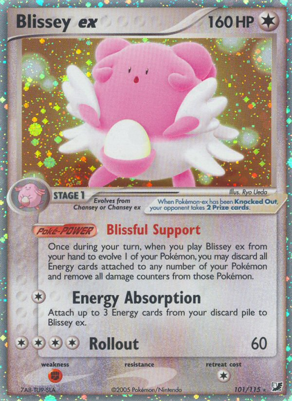 Blissey ex (101/115) [EX: Unseen Forces] | Galaxy Games LLC