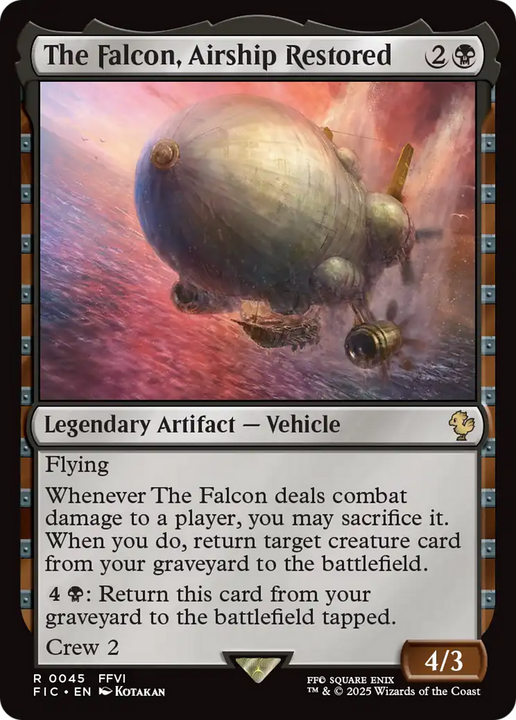 The Falcon, Airship Restored [FINAL FANTASY Commander] | Galaxy Games LLC