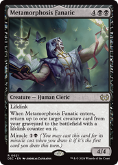 Metamorphosis Fanatic [Duskmourn: House of Horror Commander] | Galaxy Games LLC