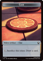 Monk // Clue (0017) Double-Sided Token [Avatar: The Last Airbender Tokens] | Galaxy Games LLC