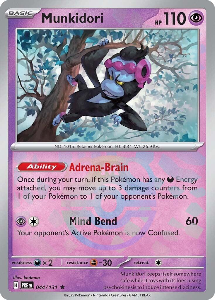 Munkidori (044/131) (Master Ball Pattern) [Scarlet & Violet: Prismatic Evolutions] | Galaxy Games LLC