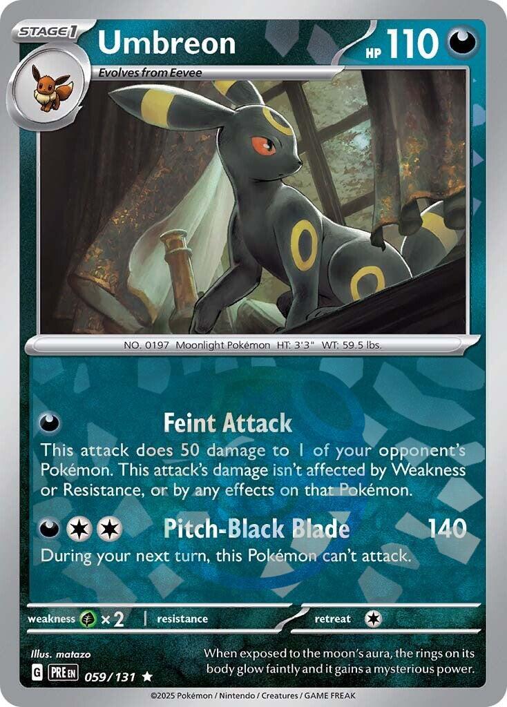 Umbreon (059/131) (Master Ball Pattern) [Scarlet & Violet: Prismatic Evolutions] | Galaxy Games LLC