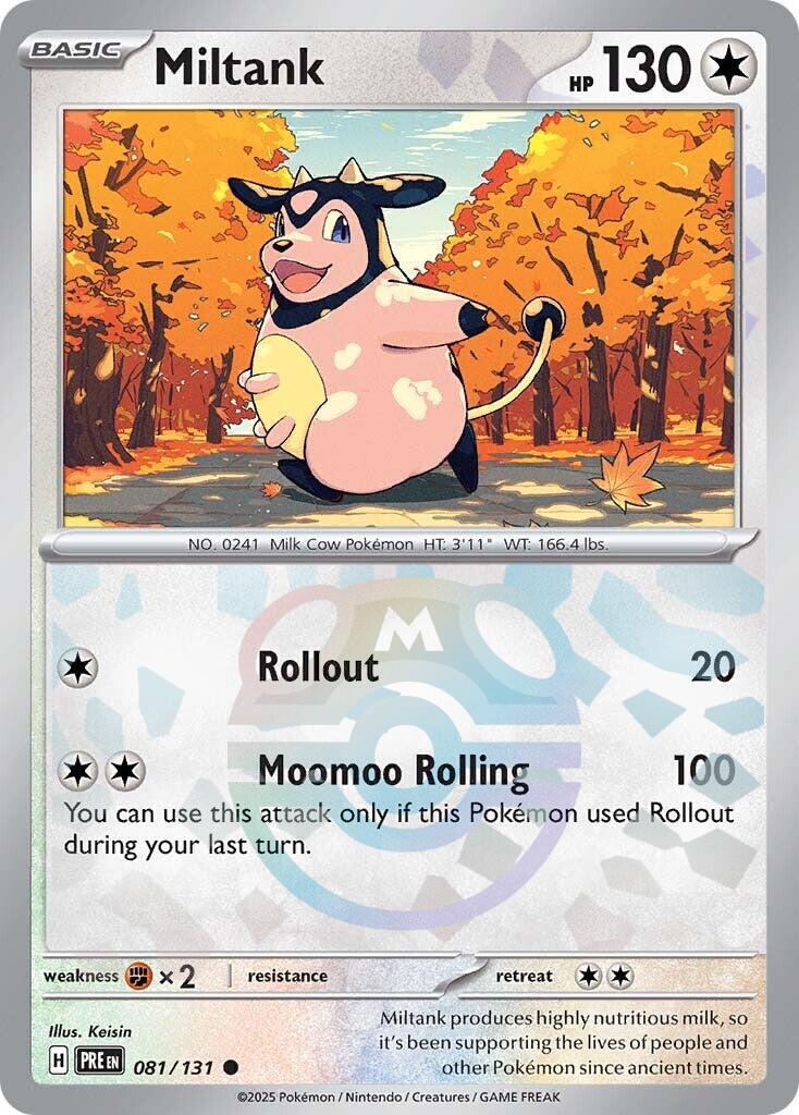 Miltank (081/131) (Master Ball Pattern) [Scarlet & Violet: Prismatic Evolutions] | Galaxy Games LLC