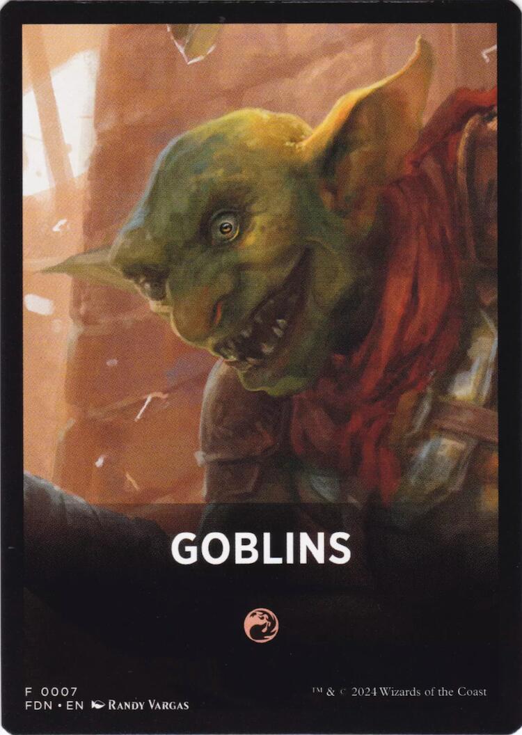 Goblins Theme Card [Foundations Tokens] | Galaxy Games LLC