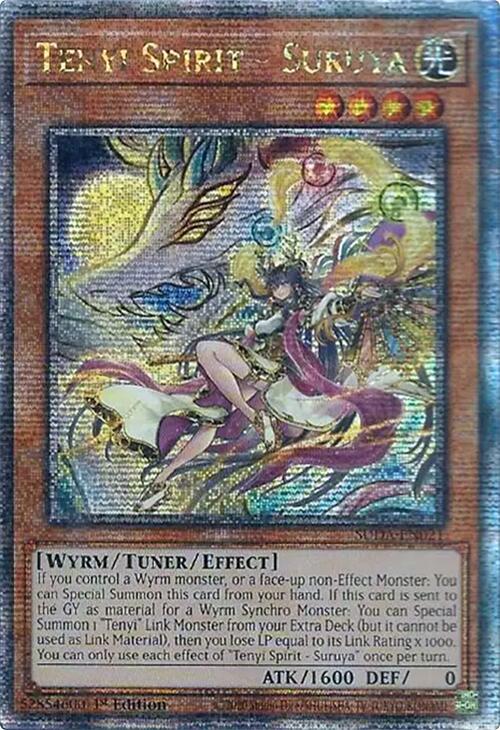 Tenyi Spirit - Suruya (Quarter Century Secret Rare) [SUDA-EN021] Quarter Century Secret Rare | Galaxy Games LLC