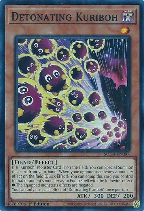 Detonating Kuriboh [SUDA-EN097] Super Rare | Galaxy Games LLC