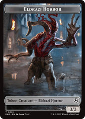 Eldrazi Horror // Human Soldier (0003) Double-Sided Token [Innistrad Remastered Tokens] | Galaxy Games LLC