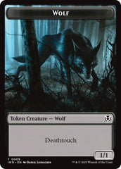 Wolf (0009) // Wolf (0018) Double-Sided Token [Innistrad Remastered Tokens] | Galaxy Games LLC