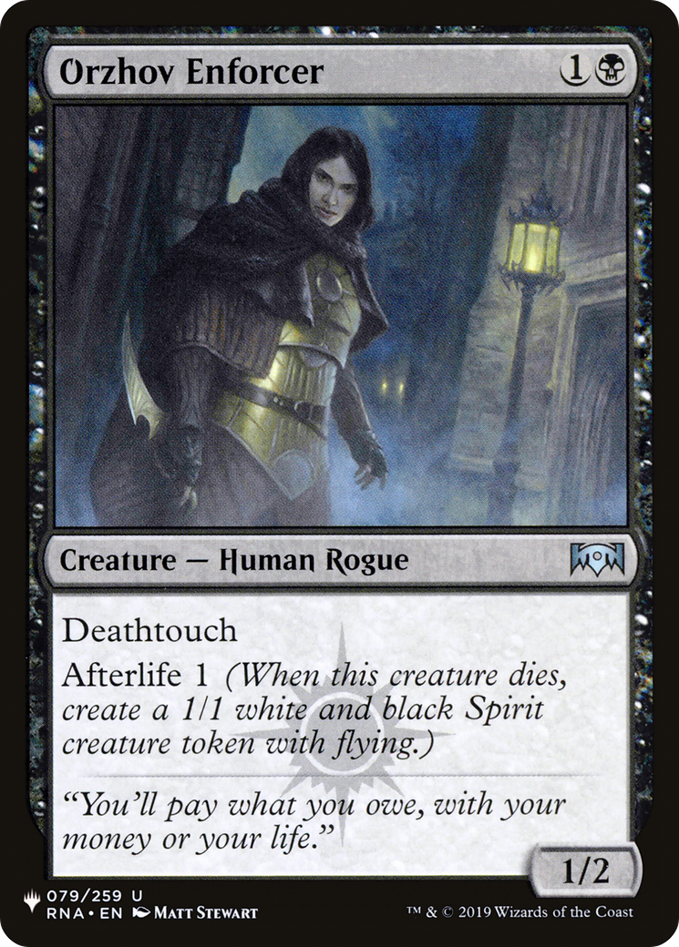 Orzhov Enforcer [The List] | Galaxy Games LLC