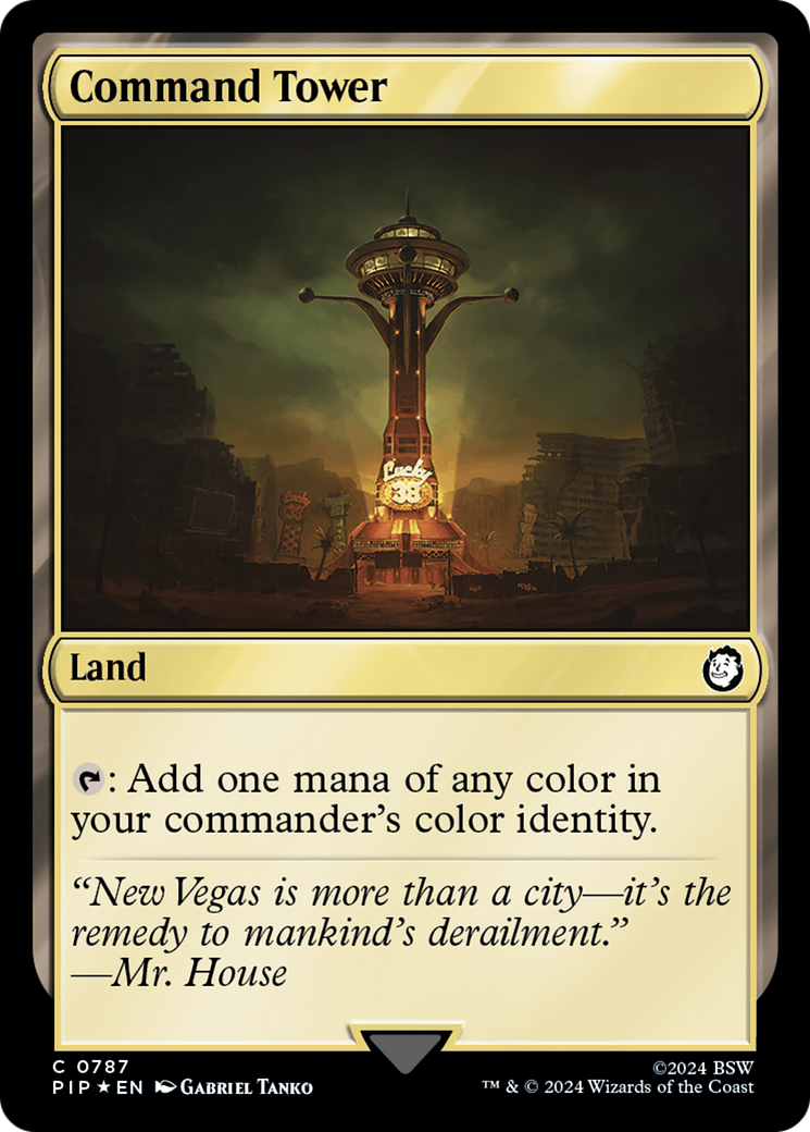 Command Tower (Surge Foil) [Fallout] | Galaxy Games LLC