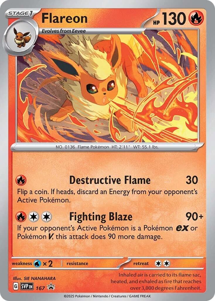 Flareon (SVP167) [Scarlet & Violet: Black Star Promos] | Galaxy Games LLC