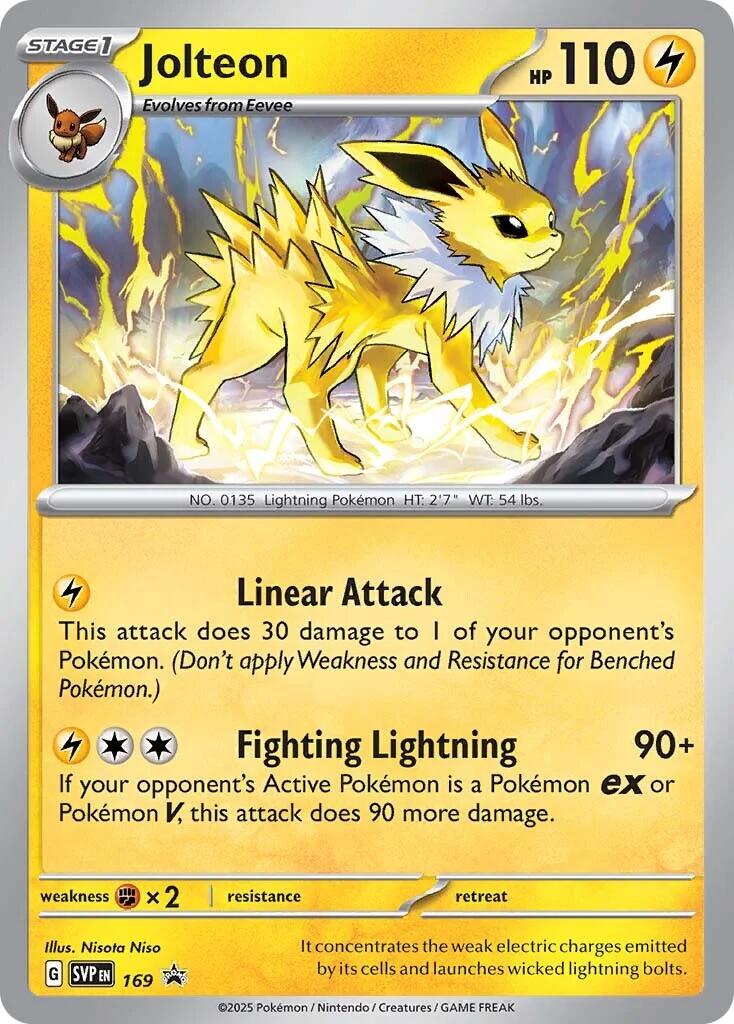 Jolteon (SVP169) [Scarlet & Violet: Black Star Promos] | Galaxy Games LLC