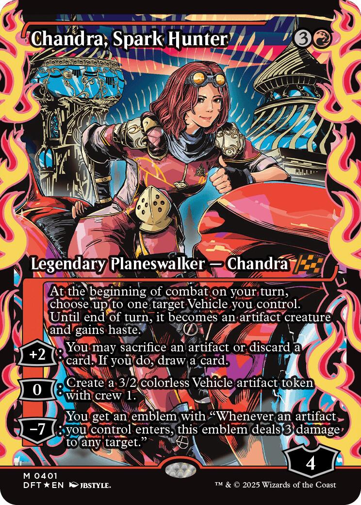 Chandra, Spark Hunter (Showcase) (Japanese) [Aetherdrift] | Galaxy Games LLC