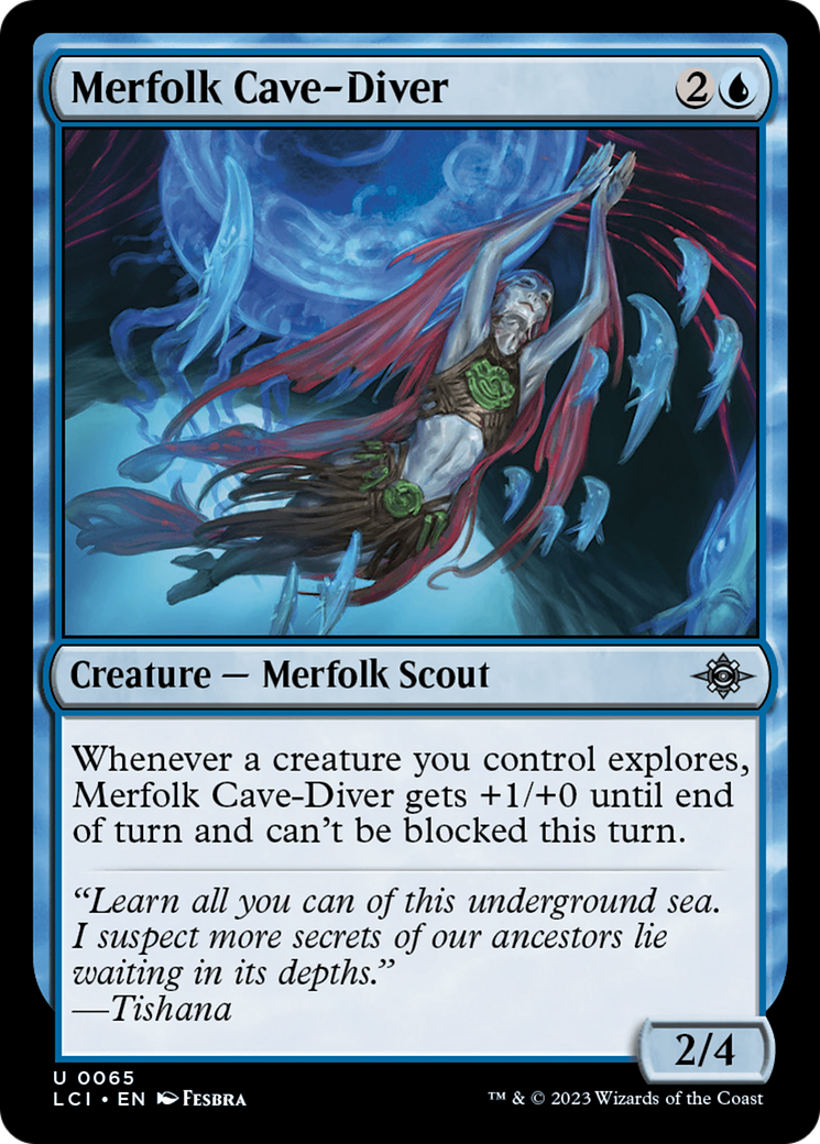 Merfolk Cave-Diver [The Lost Caverns of Ixalan] | Galaxy Games LLC