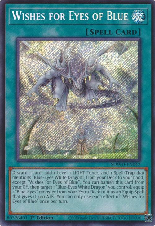 Wishes for Eyes of Blue (Secret Rare) [SDWD-EN042] Secret Rare | Galaxy Games LLC