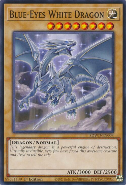 Blue-Eyes White Dragon [SDWD-EN003] Common | Galaxy Games LLC