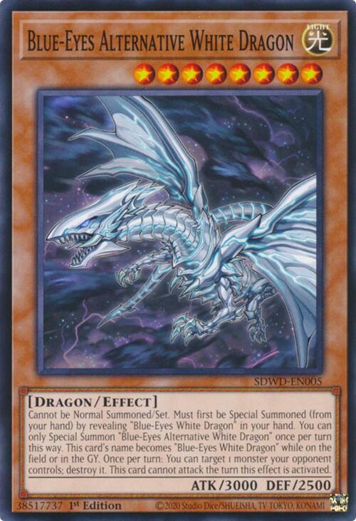Blue-Eyes Alternative White Dragon [SDWD-EN005] Common | Galaxy Games LLC