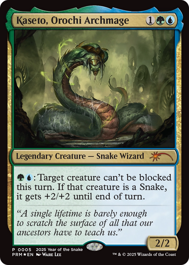 Kaseto, Orochi Archmage (Year of the Snake 2025) [Standard Showdown Promos] | Galaxy Games LLC