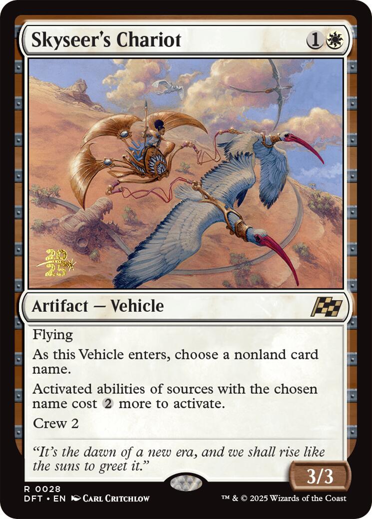 Skyseer's Chariot [Aetherdrift Prerelease Promos] | Galaxy Games LLC