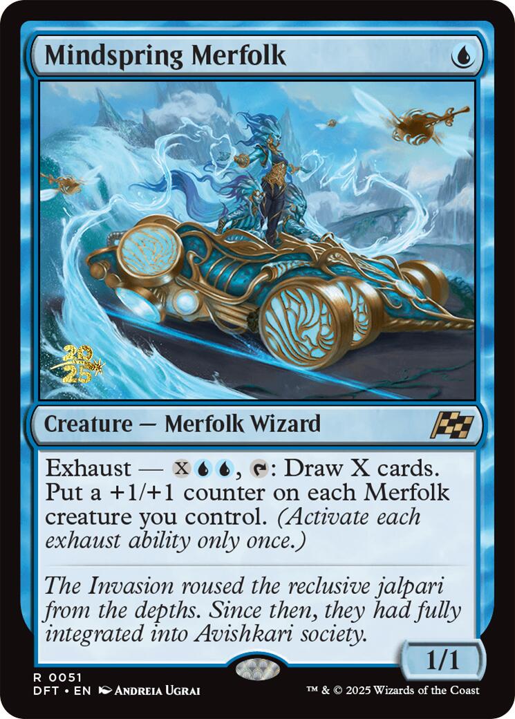 Mindspring Merfolk [Aetherdrift Prerelease Promos] | Galaxy Games LLC