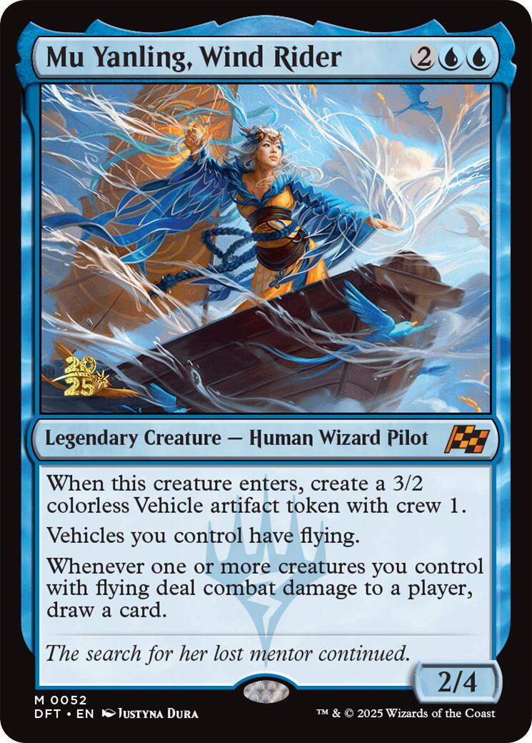 Mu Yanling, Wind Rider [Aetherdrift Prerelease Promos] | Galaxy Games LLC