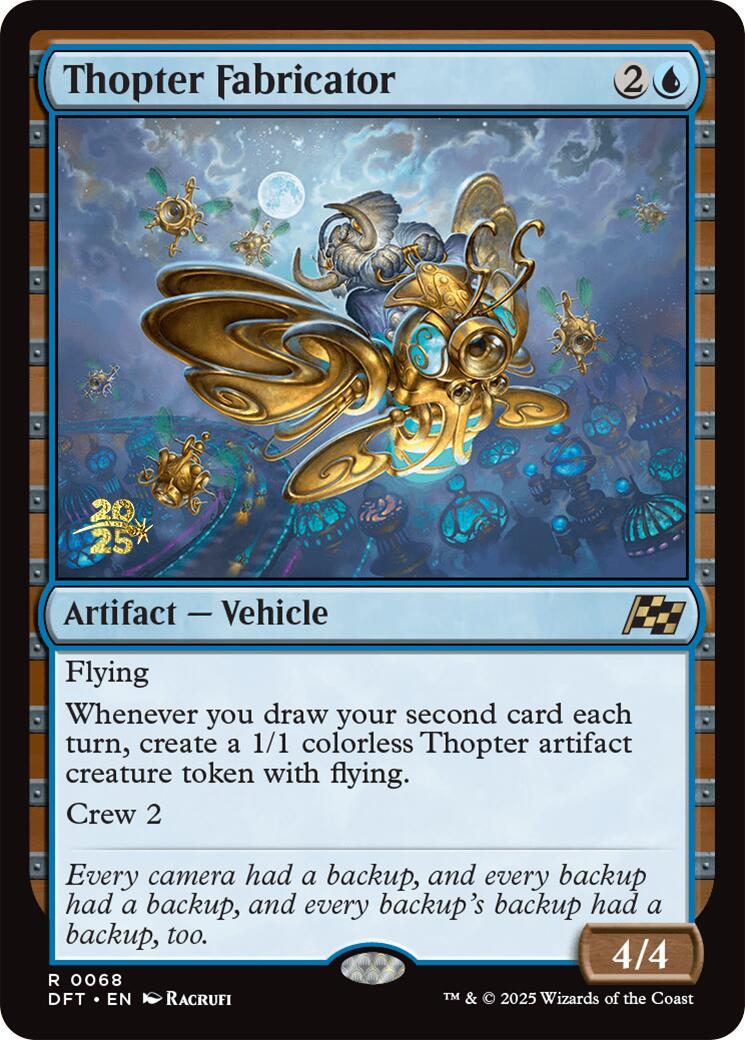 Thopter Fabricator [Aetherdrift Prerelease Promos] | Galaxy Games LLC