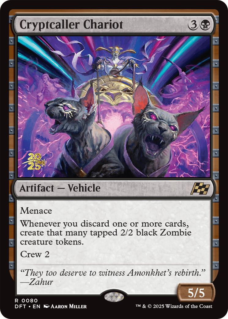 Cryptcaller Chariot [Aetherdrift Prerelease Promos] | Galaxy Games LLC