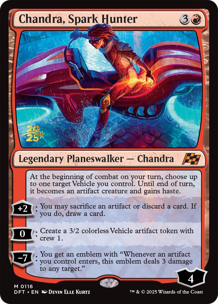 Chandra, Spark Hunter [Aetherdrift Prerelease Promos] | Galaxy Games LLC