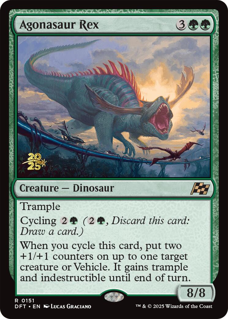 Agonasaur Rex [Aetherdrift Prerelease Promos] | Galaxy Games LLC