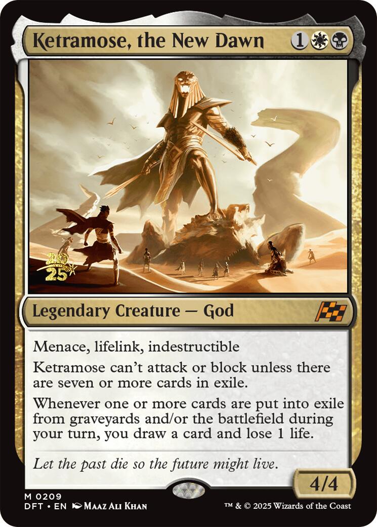 Ketramose, the New Dawn [Aetherdrift Prerelease Promos] | Galaxy Games LLC