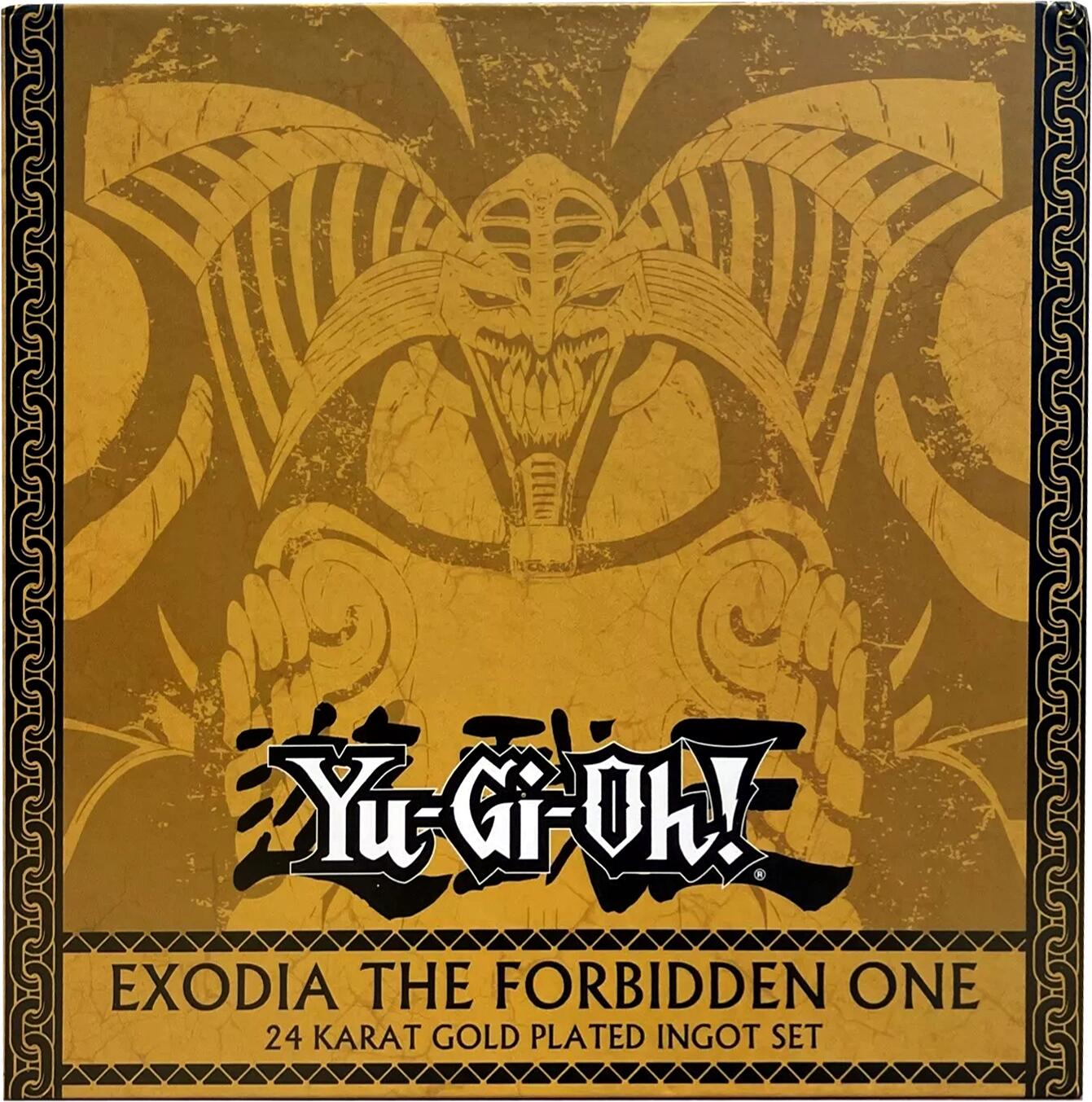 24k Gold-Plated Ingot Set - Exodia The Forbidden One (Limited Edition) | Galaxy Games LLC
