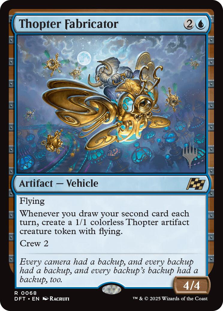 Thopter Fabricator (Promo Pack) [Aetherdrift Promos] | Galaxy Games LLC