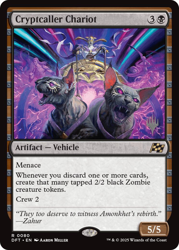 Cryptcaller Chariot [Aetherdrift Promos] | Galaxy Games LLC