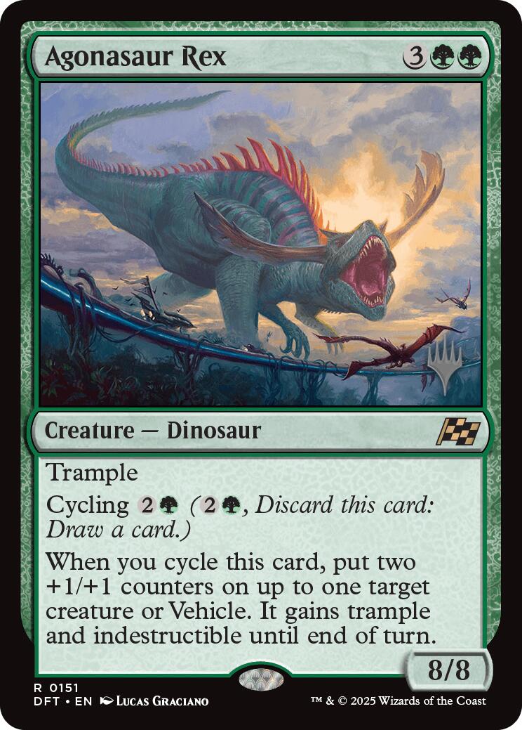 Agonasaur Rex (Promo Pack) [Aetherdrift Promos] | Galaxy Games LLC