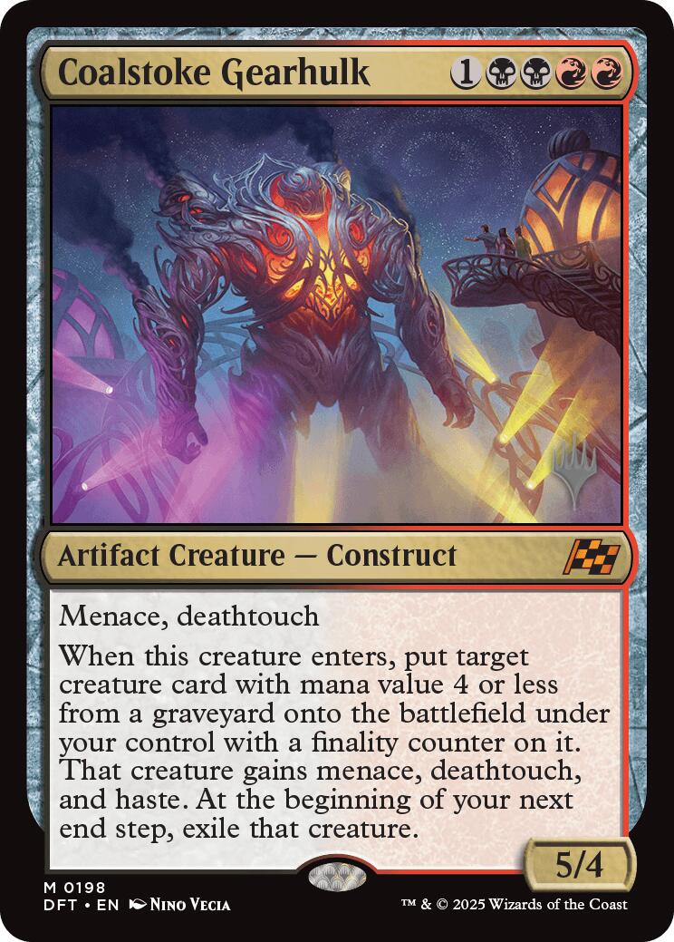 Coalstoke Gearhulk (Promo Pack) [Aetherdrift Promos] | Galaxy Games LLC