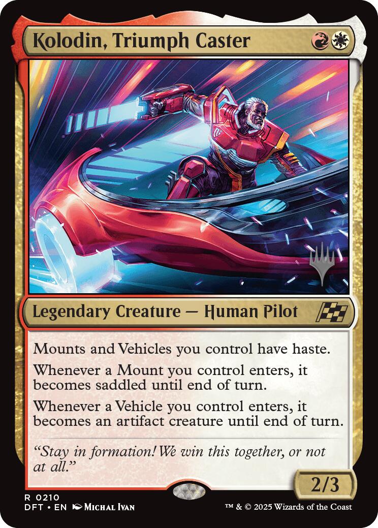 Kolodin, Triumph Caster [Aetherdrift Promos] | Galaxy Games LLC