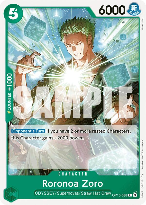Roronoa Zoro (038) [Royal Blood] | Galaxy Games LLC