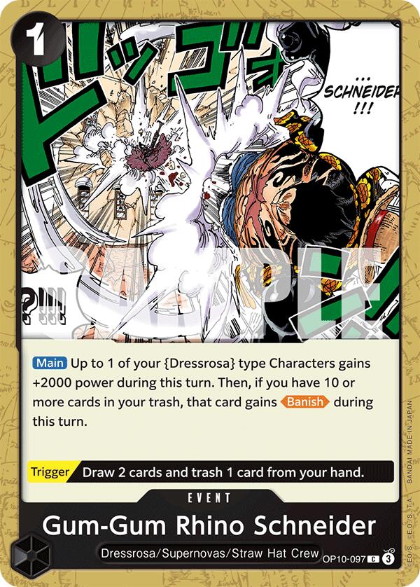Gum-Gum Rhino Schneider [Royal Blood] | Galaxy Games LLC