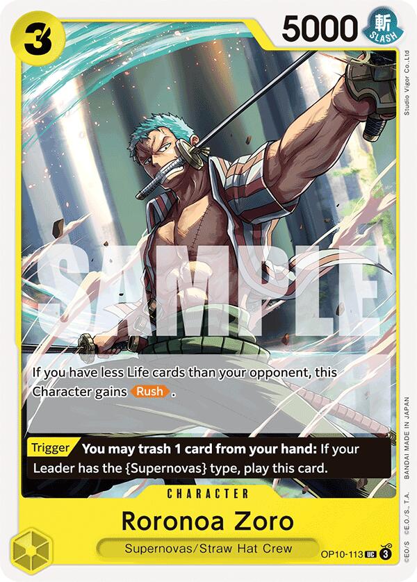 Roronoa Zoro (113) [Royal Blood] | Galaxy Games LLC