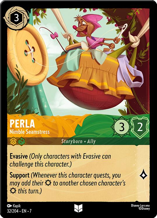 Perla - Nimble Seamstress (32/204) [Archazia's Island] | Galaxy Games LLC