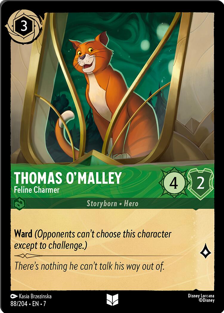 Thomas O'Malley - Feline Charmer (88/204) [Archazia's Island] | Galaxy Games LLC