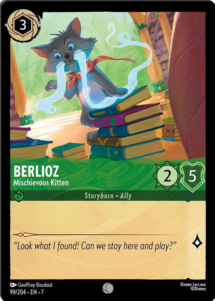 Berlioz - Mischievous Kitten (99/204) [Archazia's Island] | Galaxy Games LLC