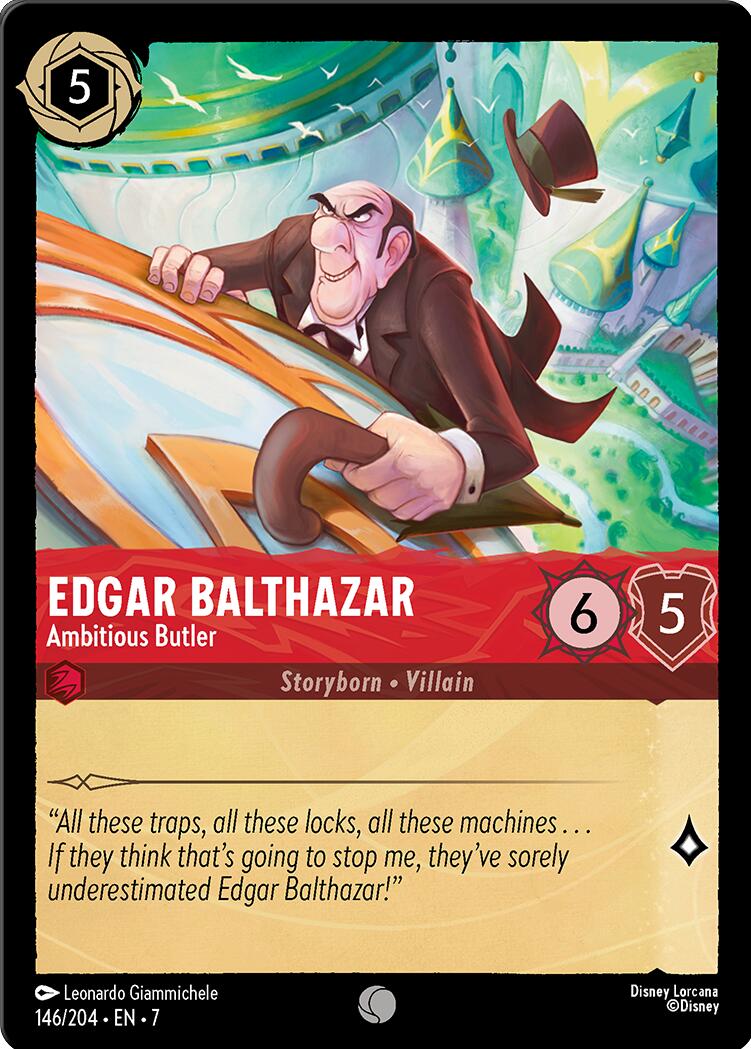 Edgar Balthazar - Ambitious Butler (146/204) [Archazia's Island] | Galaxy Games LLC