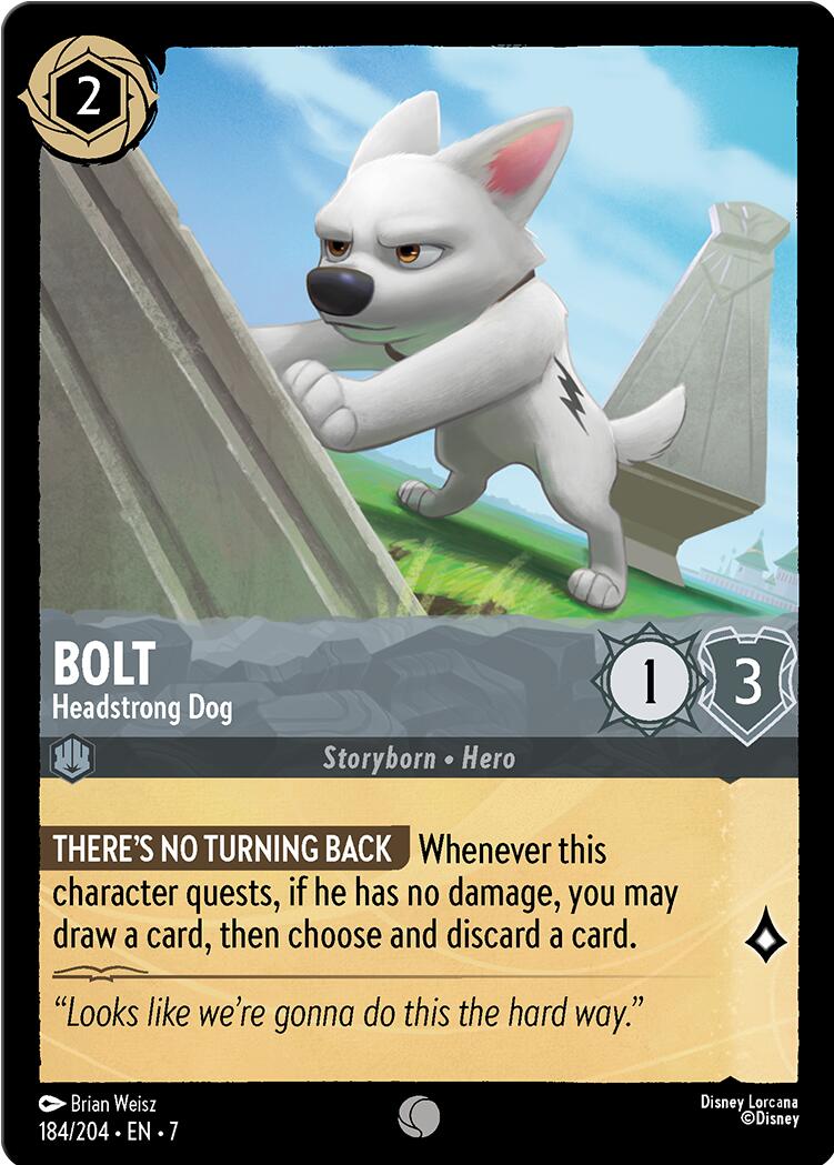 Bolt - Headstrong Dog (184/204) [Archazia's Island] | Galaxy Games LLC