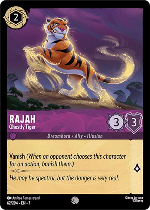 Rajah - Ghostly Tiger (62/204) [Archazia's Island] | Galaxy Games LLC